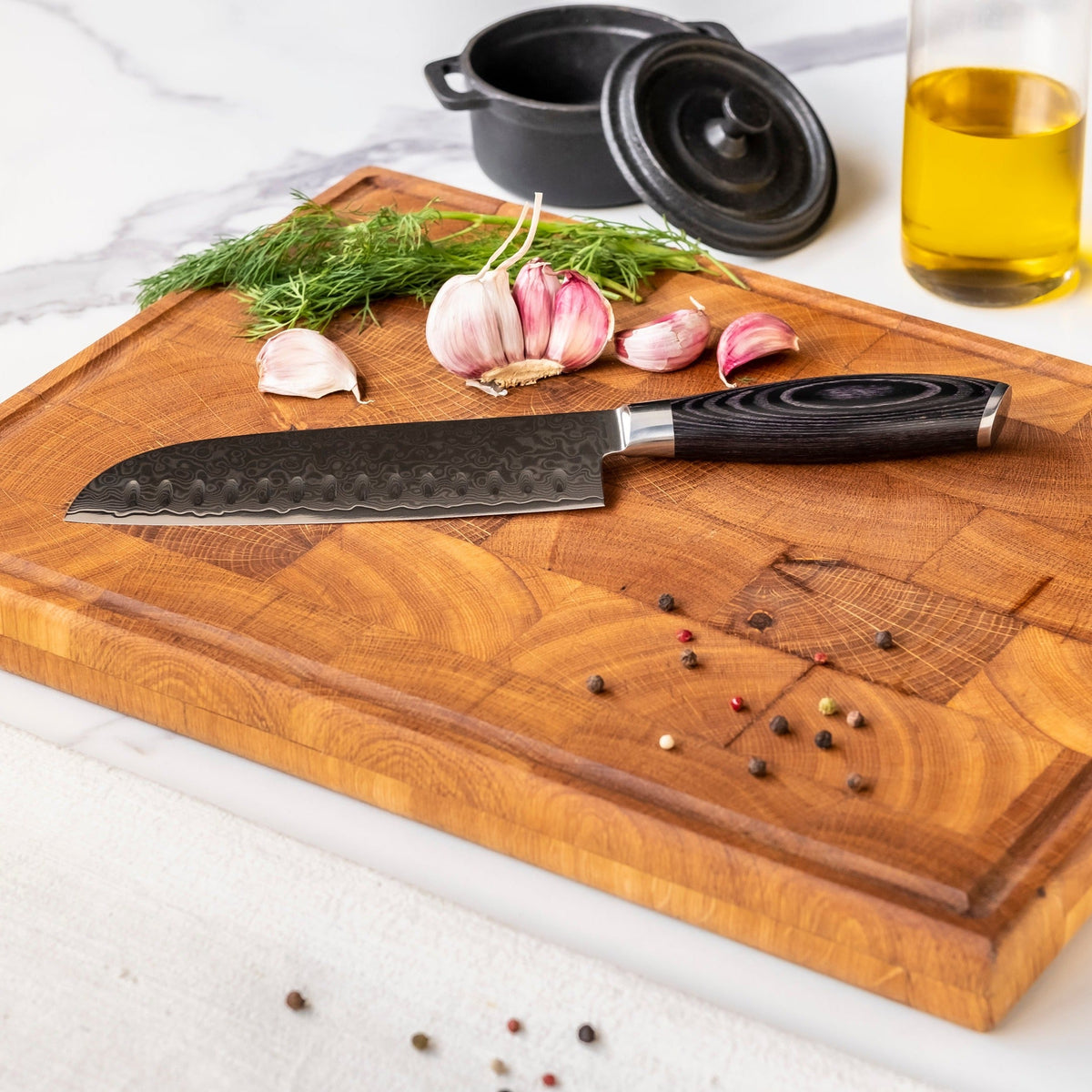 Santokumesser im japanischen Stil – 18 cm vielseitige Klinge