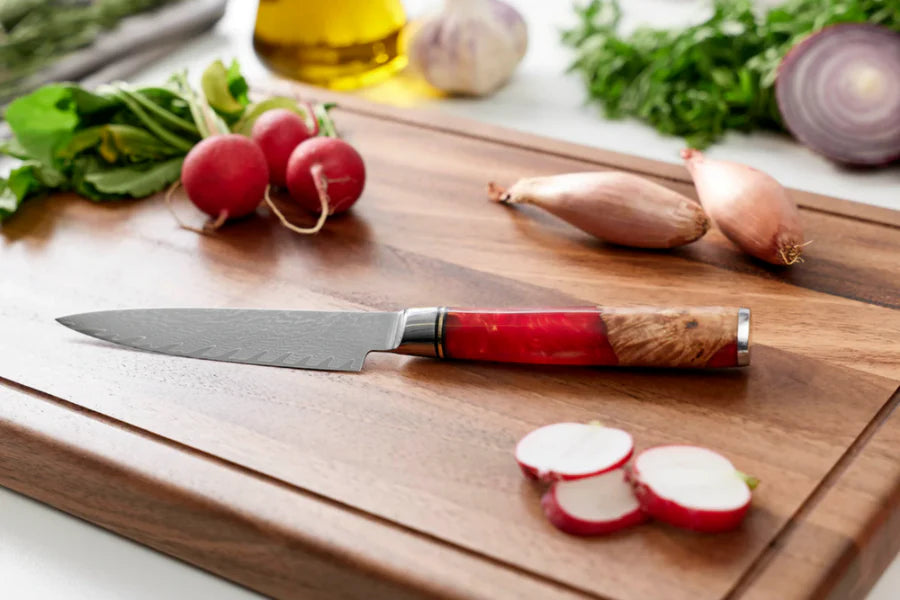 Japanisches Damascus Nakama Shinku 5-teiliges Kochmesser-Set – Präzisionsklingen