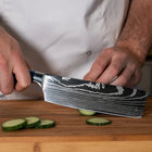 Japanisches Damascus Messer-Set – 8-teiliges Set mit ausgewogenem Profil