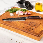 Japanisches Hammerschlag-Damascus-Kochmesser-Set – 3-teiliges Set