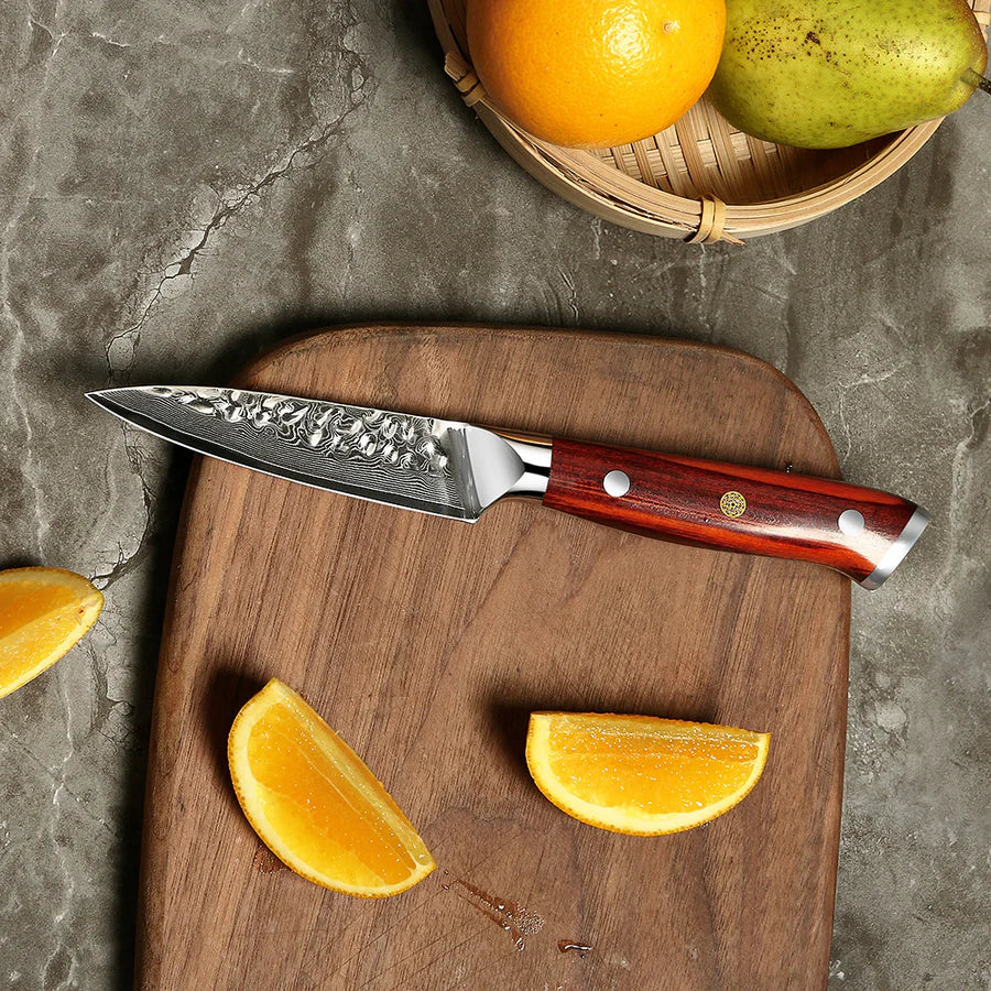 Japanisches Damascus-Kazoku 2-teiliges Starter-Set – Präzisionsklingen mit 10 cm & 21 cm