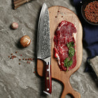 Japanisches Damascus-Kazoku 2-teiliges Starter-Set – Präzisionsklingen mit 10 cm & 21 cm