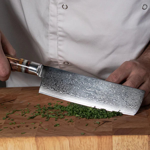 Professionelles Japanisches 7-teiliges Damascus Master-Messer-Set