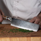 Professionelles Japanisches 7-teiliges Damascus Master-Messer-Set