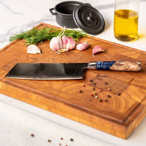 Professionelles Japanisches Damascus Messer-Set – 6-teiliges Kochmesser-Set in Profiqualität