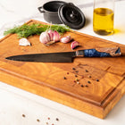 Professionelles Japanisches Damascus Messer-Set – 6-teiliges Kochmesser-Set in Profiqualität