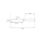 Santokumesser im japanischen Stil – 13 cm kompakte Klinge