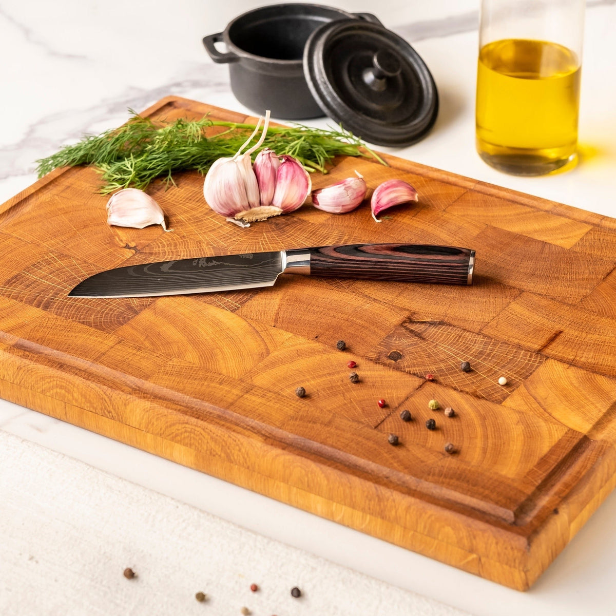 Santokumesser im japanischen Stil – 13 cm kompakte Klinge