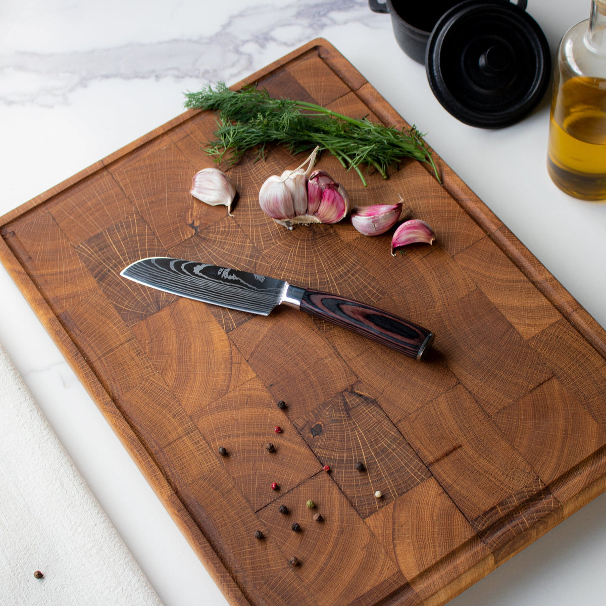 Santokumesser im japanischen Stil – 13 cm kompakte Klinge