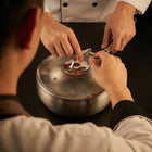 Gehämmerte Titan-Sauteuse