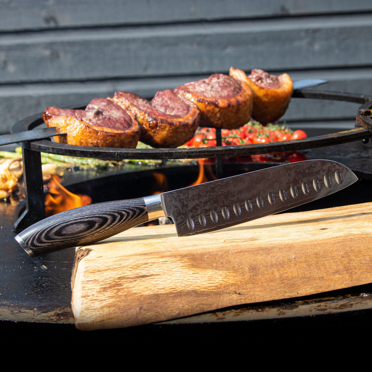 Santokumesser im japanischen Stil – 18 cm vielseitige Klinge